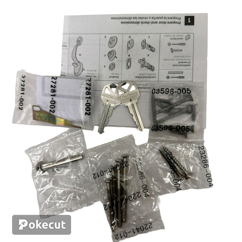 Kwikset Dakota Satin Nickel Door Handleset W/ Polo Knob & SmartKey 687DAXP15SMT - Picture 8 of 11